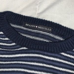 super cute brandy melville striped sweater